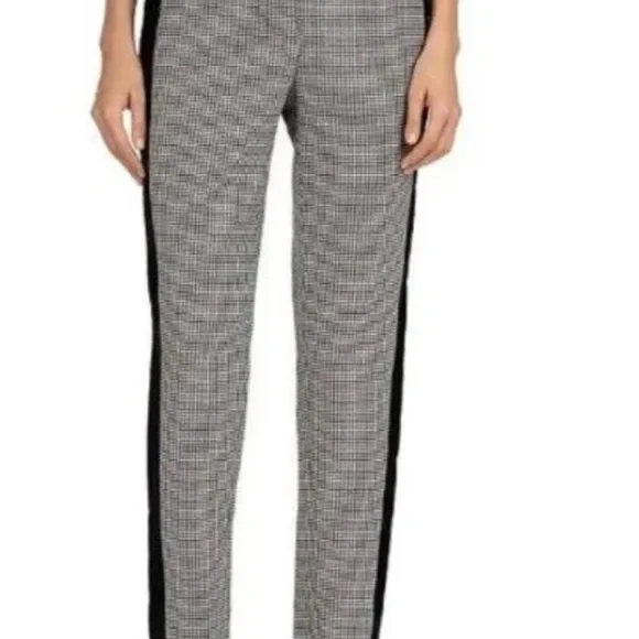 The Kooples Velvet Stripe Houndstooth Pants - Picture 8 of 9